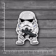 Star Wars Storm Trooper Waterproof PVC Laptop Sticker