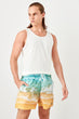 Yellow Men 'S Sea Printed Sea Shorts