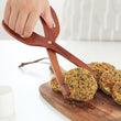 1 Pc Wooden Food Serving Tongs