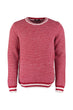 Red Men Cycling Collar Sweater