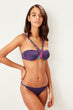 Purple Sides Braided Bikini