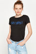 Women Black T Shirt