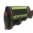 Hunting Tactical Gun Buttstock Rifle Cheek Rest Hold 10 Rounds Cartridges Ammo Shells Carrier Gun Accessories Shooting