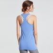 Women's Workout Compression Long Racerback Tank Top