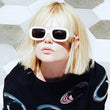 New Square Sunglasses Women Vintage Shade Sun Glasses Brand Designer  UV400 Mirror Retro Plastic Frame Sunglasses