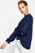 Women Navy Blue Blouse