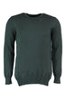 New Green Mens Bike Collar Sweater