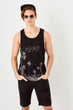 Black Men 'S Cotton Printed New Undershirt