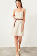 Camel  Halter Dress