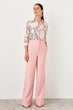 Pink Spanish Bell-Bottomed Pants