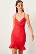 Red Halter Dress