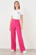 Trendyol Pink Flare Pants TWOSS19XM0286