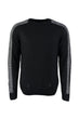 Black Male Sleeve Detail Sweater