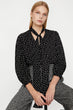 Women Black Patterned Shirt