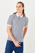 New White Men 'S Printed Polo Collar T-Shirt