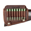 Rifle Gun Buttstock Cheek Rest Riser Pad Real Leather With Ammo Cartridges Holder for Shooting Hunting Gun Accessories