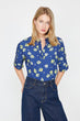 Women Navy Blue Blouse