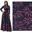 Purple African Prints Ethnic Garment Fabric