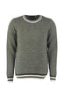 Khaki Men 'S Bike Collar Sweater