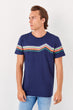 Navy Blue Men 'S Cotton Printed New T-shirt