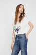 Female White Short-Sleeve T-Shirt