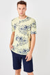 Yellow Men 'S Printed T Shirt New