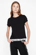 Women Black T Shirt