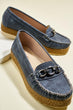 Navy Blue Women 'S Loafer Shoes