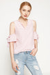 Women Pink Print Blouse