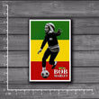 Bob Marley Graffiti Sticker Decor