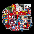 50 Pcs Super Hero Stickers