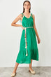 Green Halter Dress