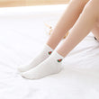 1 Pair White Kawaii Women Socks