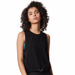 Women Hollow Back Out Round Neck Running Sports Vest
