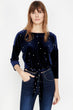 Women Navy Blue Blouse