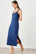 Indigo Halter Dress