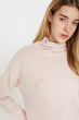 Women Pink Turtleneck
