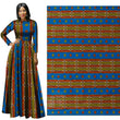 Thick Cotton Striped African Prints Ethnic Garment Fabric