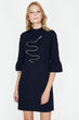 Women Navy Blue Dress