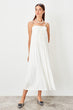 White Halter Dress