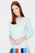 Women Blue Sweater