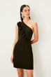 Black Asymmetrical Dress