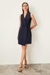 Navy Blue Vest Dress