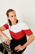 Red Men Panelled T-Shirts