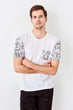 White Men Printed New T-shirt