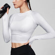 Autumn Women Gym Crop Tops