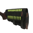 Tactical Hunting Gun Accessories Rifle Cheek Rest Pad w/3 Pads Shooting Cartridges Holder 10 Shells for Left Hand