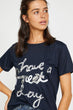 Women Navy T-Shirt