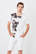 White Men Printed New T-shirt
