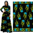 Green Wave African Prints Ethnic Garment Fabric